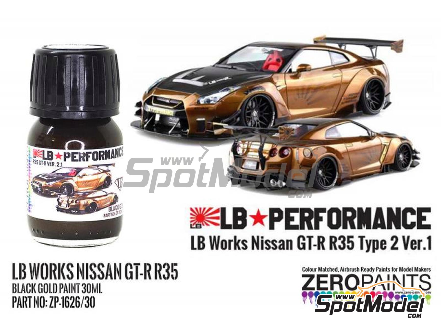 Zero Paints ZP-1626/30: Paint for airbrush Nissan R35 GT-R Liberty